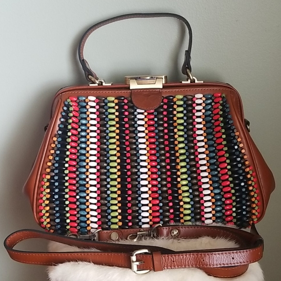 Patricia Nash Handbags - *REDUCED* EUC Patricia Nash beaded Gracchi Satchel